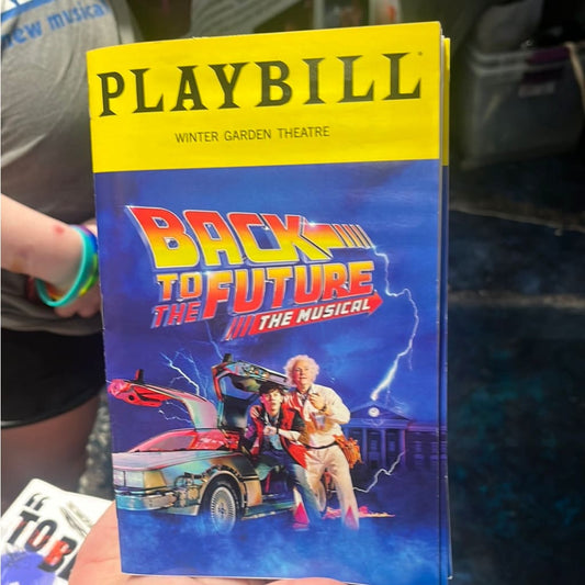Back To The Future Musical Playbill Broadway Makers