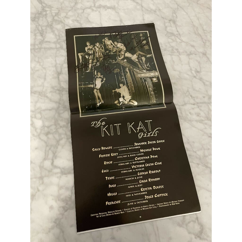 Cabaret Autographed Kit Kat Club Calendar 1999 The Boys