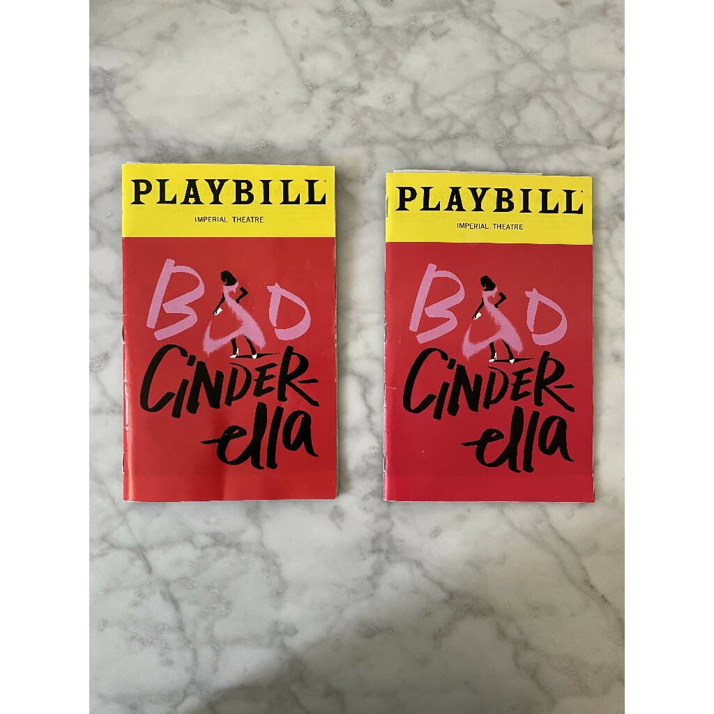 Bad Cinderella Original Cast Playbill The Boys Of Broadway