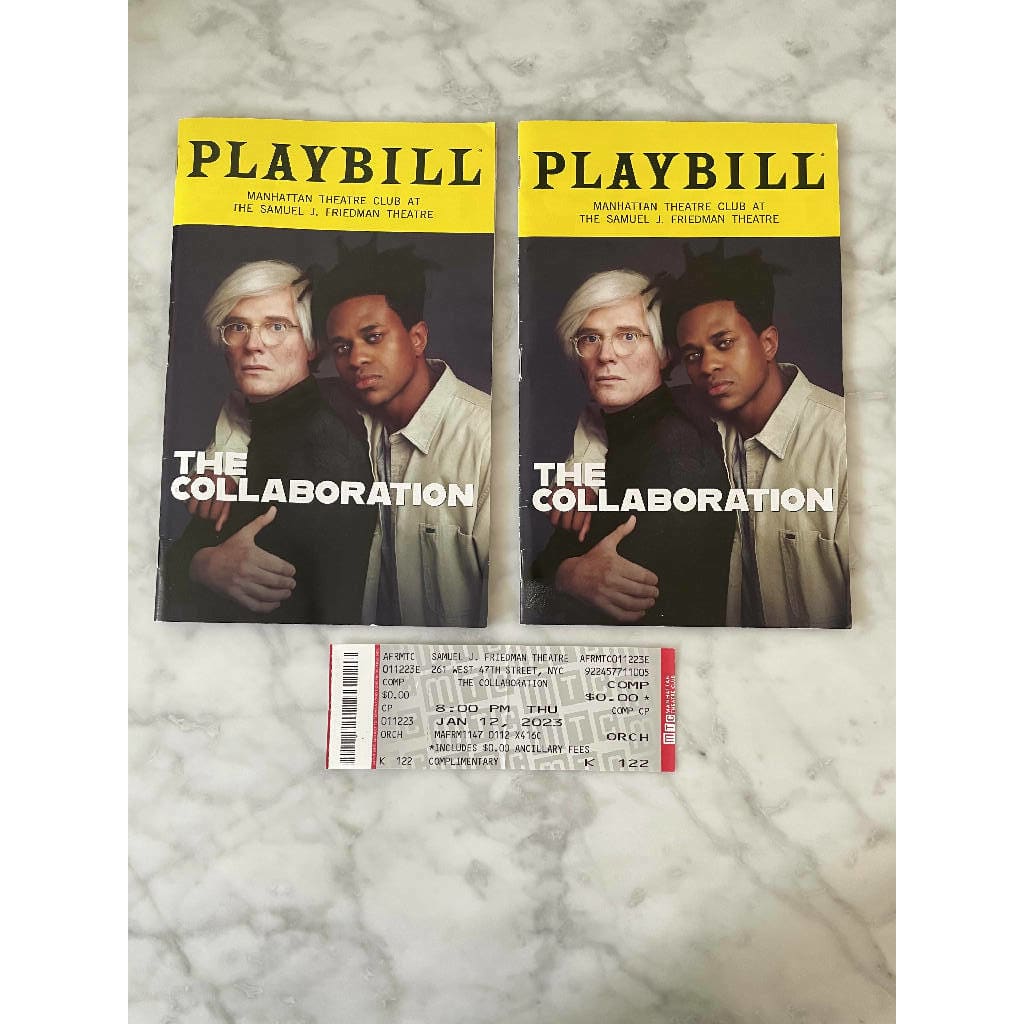The Collaboration Broadway Playbill Boys