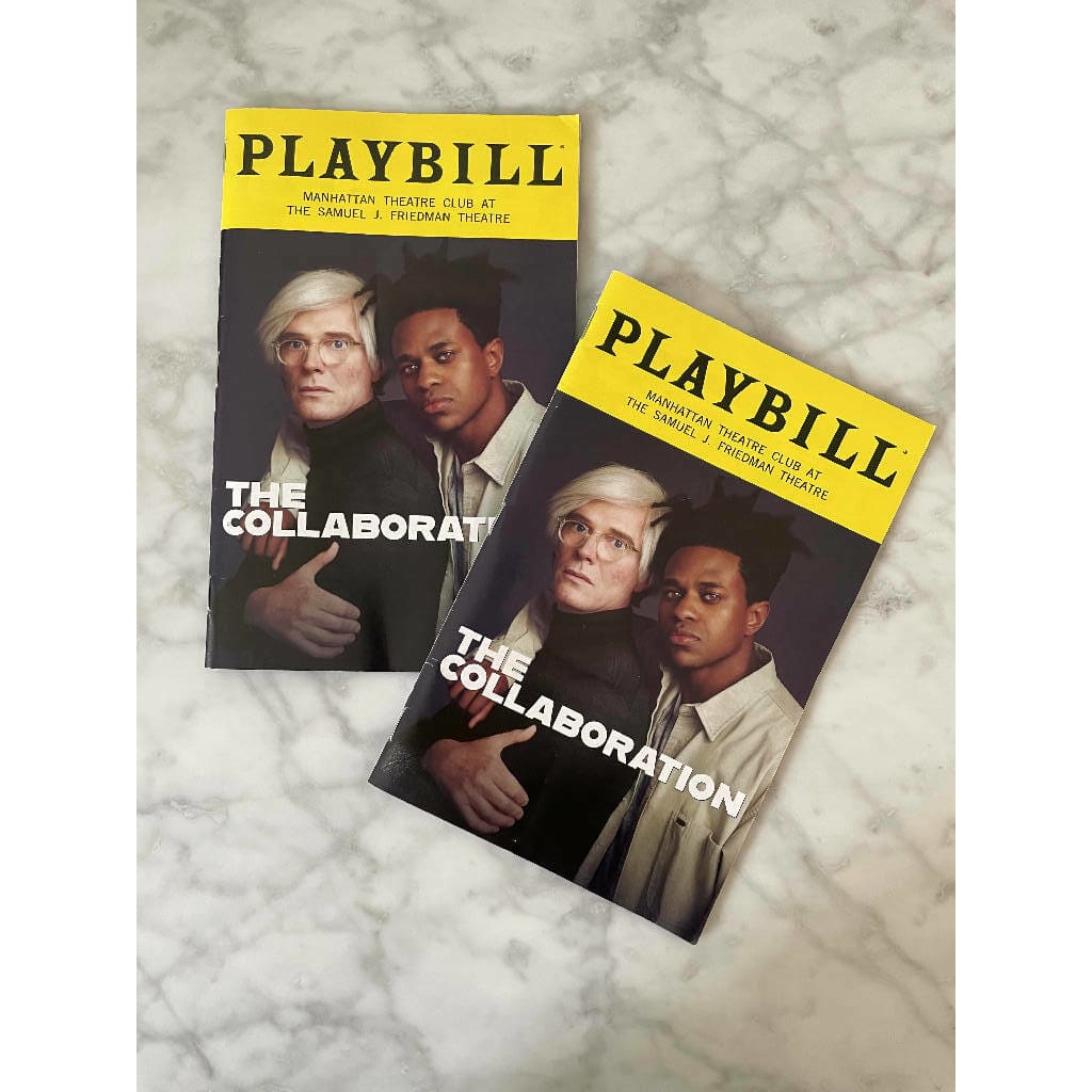 The Collaboration Broadway Playbill Boys