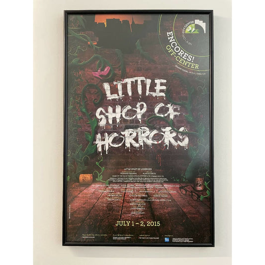 Little Shop Of Horrors Poster/window Card Encores 2015.