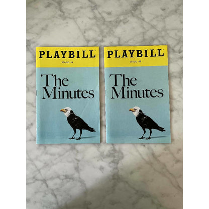The Minutes 2022 Broadway Playbill Original Cast Boys