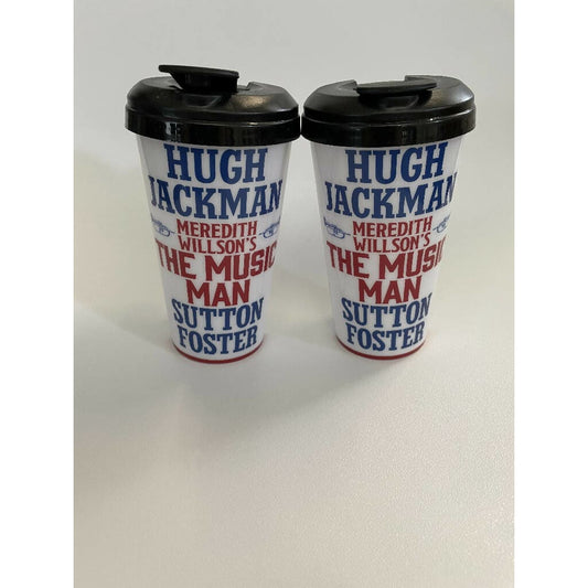 The Music Man Broadway 2022 Collector’s Glasses With Lids.