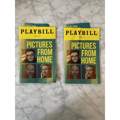 Pictures From Home 2022 Broadway Playbill Original Cast