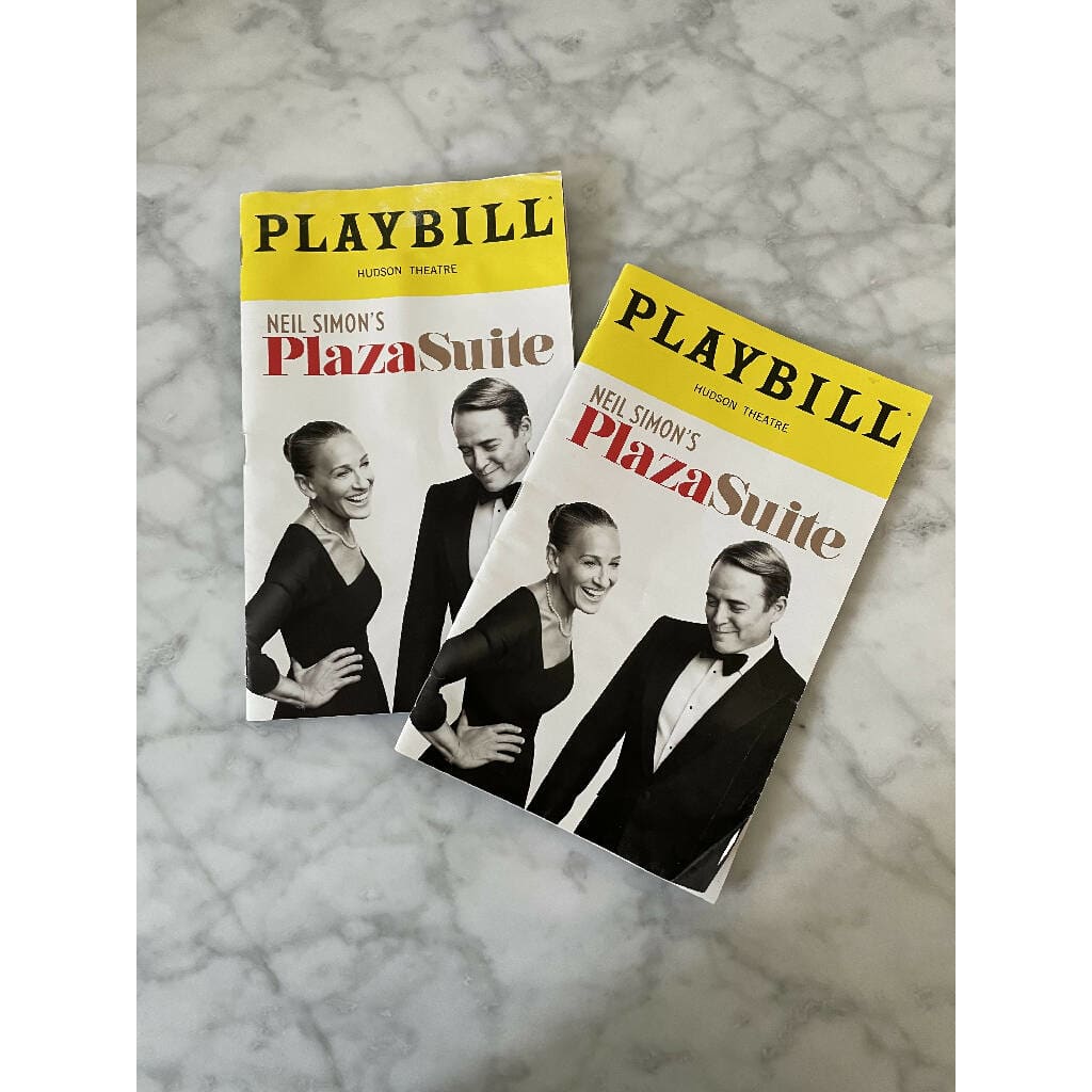 Plaza Suite 2022 Broadway Revival Playbill Original Cast