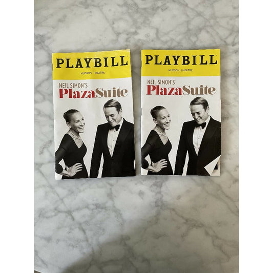 Plaza Suite 2022 Broadway Revival Playbill Original Cast