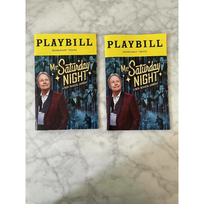 Mr Saturday Night 2022 Broadway Playbill Original Cast