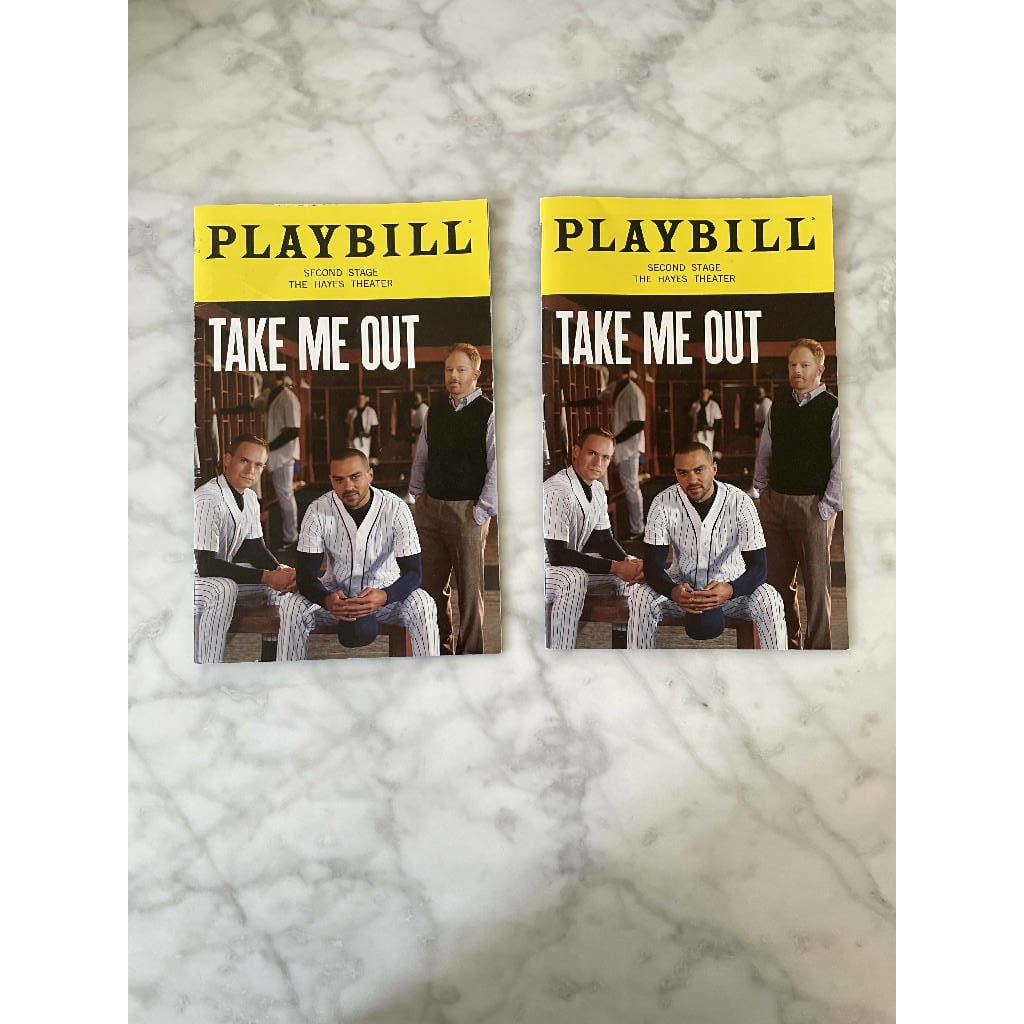 Take Me Out 2022 Broadway Revival Playbill Original Cast