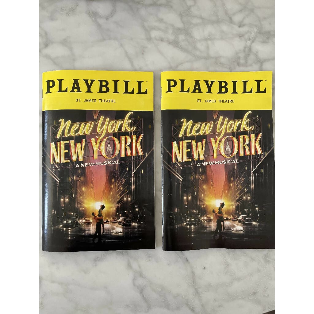 New York 2023 Broadway Playbill Original Cast The Boys