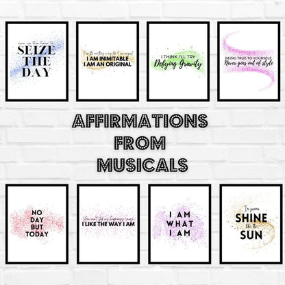 Musical Theater Wall Art - Affirmations The Great Whitener