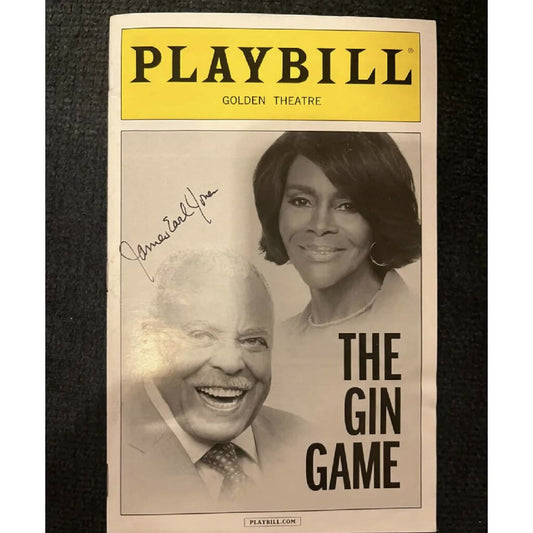 The Gin Game Signed By James Earl Jones Rye Myers