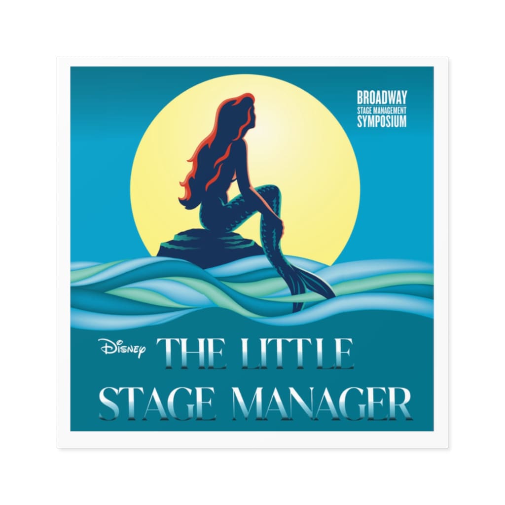 The Little Stage Manager Sticker Printify