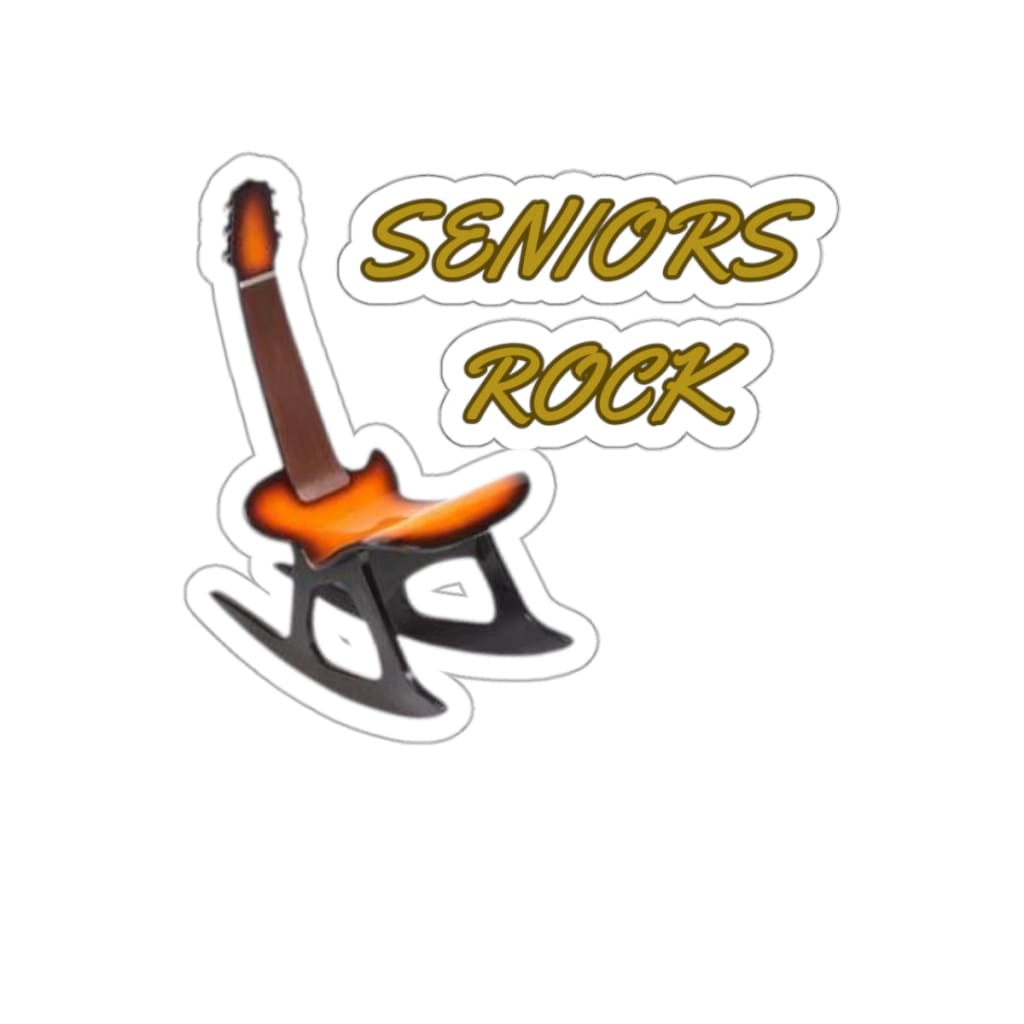 Seniors Rock Sticker Printify