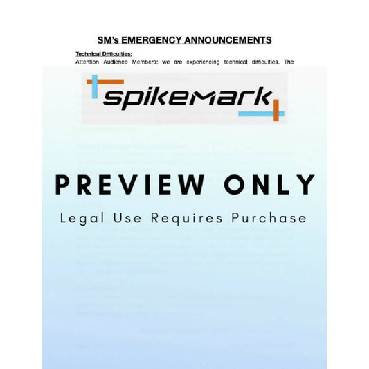 Sm General Emergency Announcements Template Spikemark