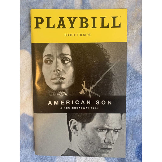 American Son Signed Broadway Playbill By Kerry Washington