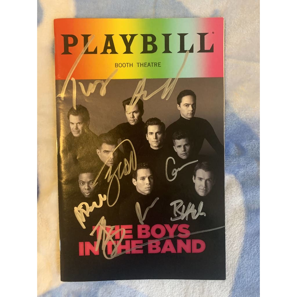 The Boys In Band Signed Pride Playbill Rye Myers