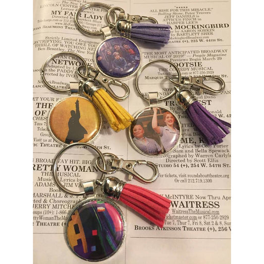 Keychain Broadway Buttons