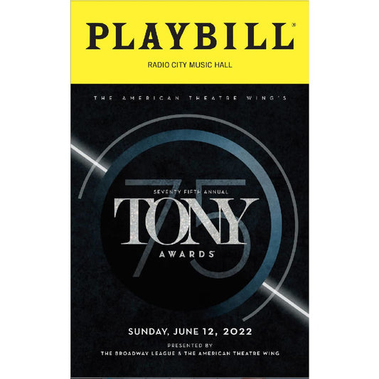 2022 Tony Awards Playbill East Tower Arts