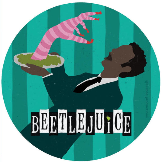Shrimp Attack! Beetlejuice Sticker Essbee Productions