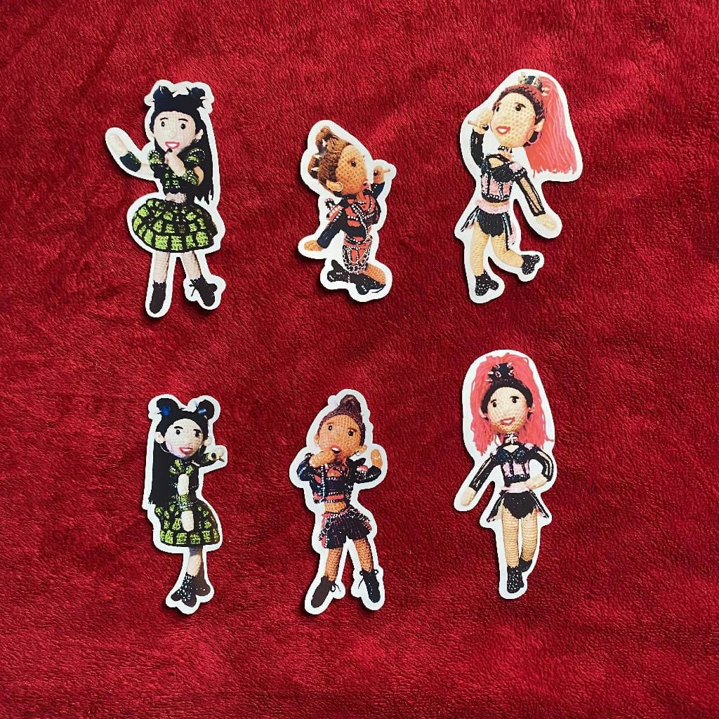 ’Six’ Queens A doll stickers (individual) - Decorative
